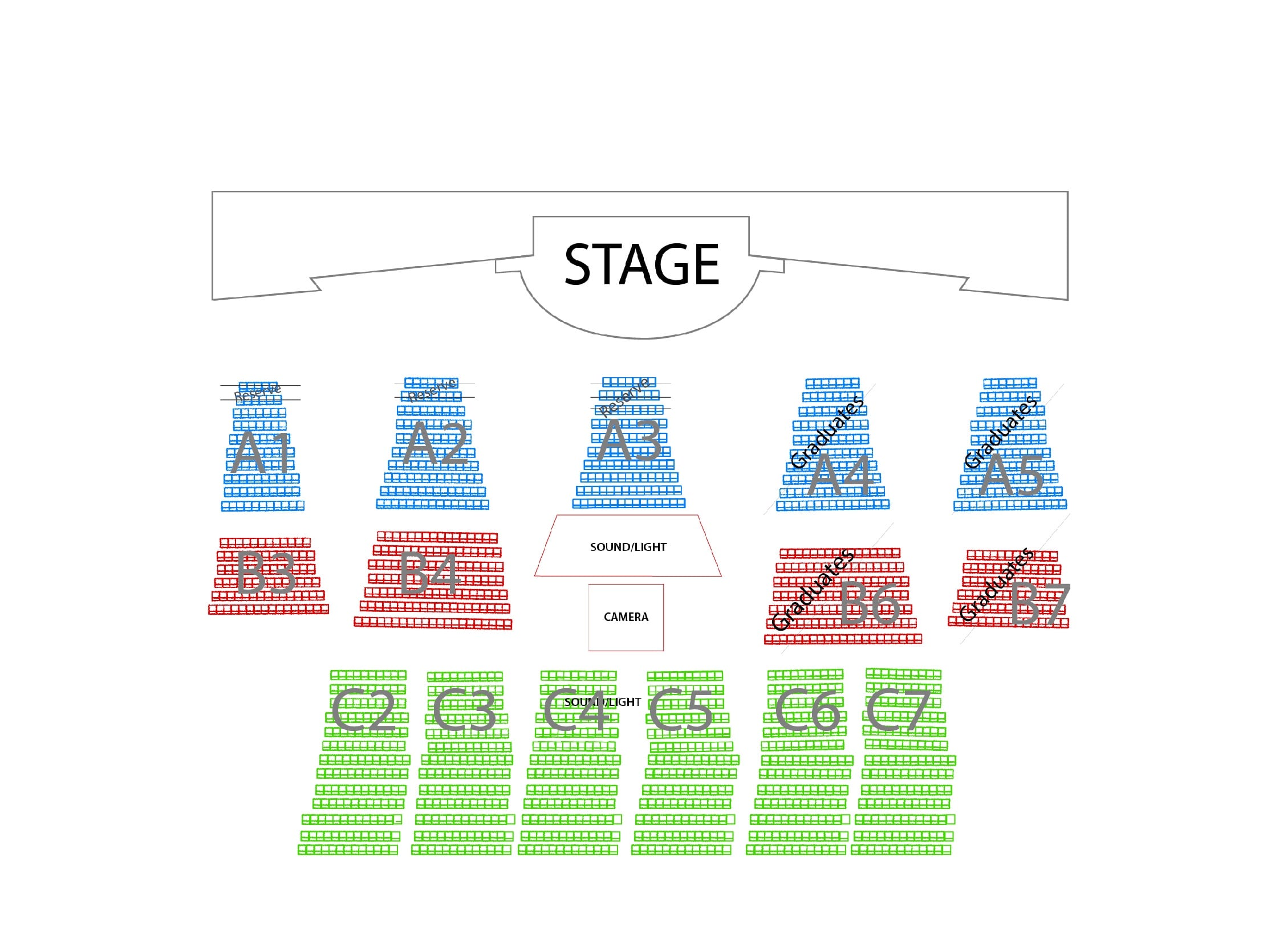 Trianon Convention Center Seat Plan