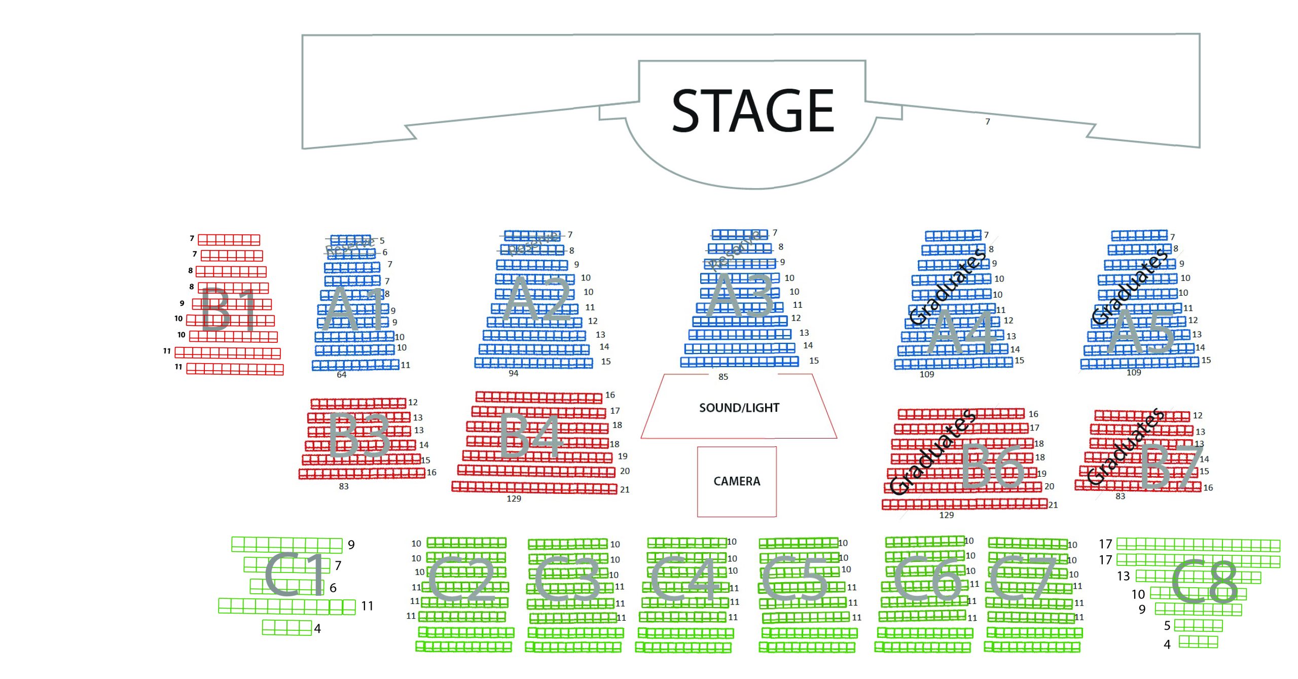 Trianon Convention Center Seat Plan 2 2024